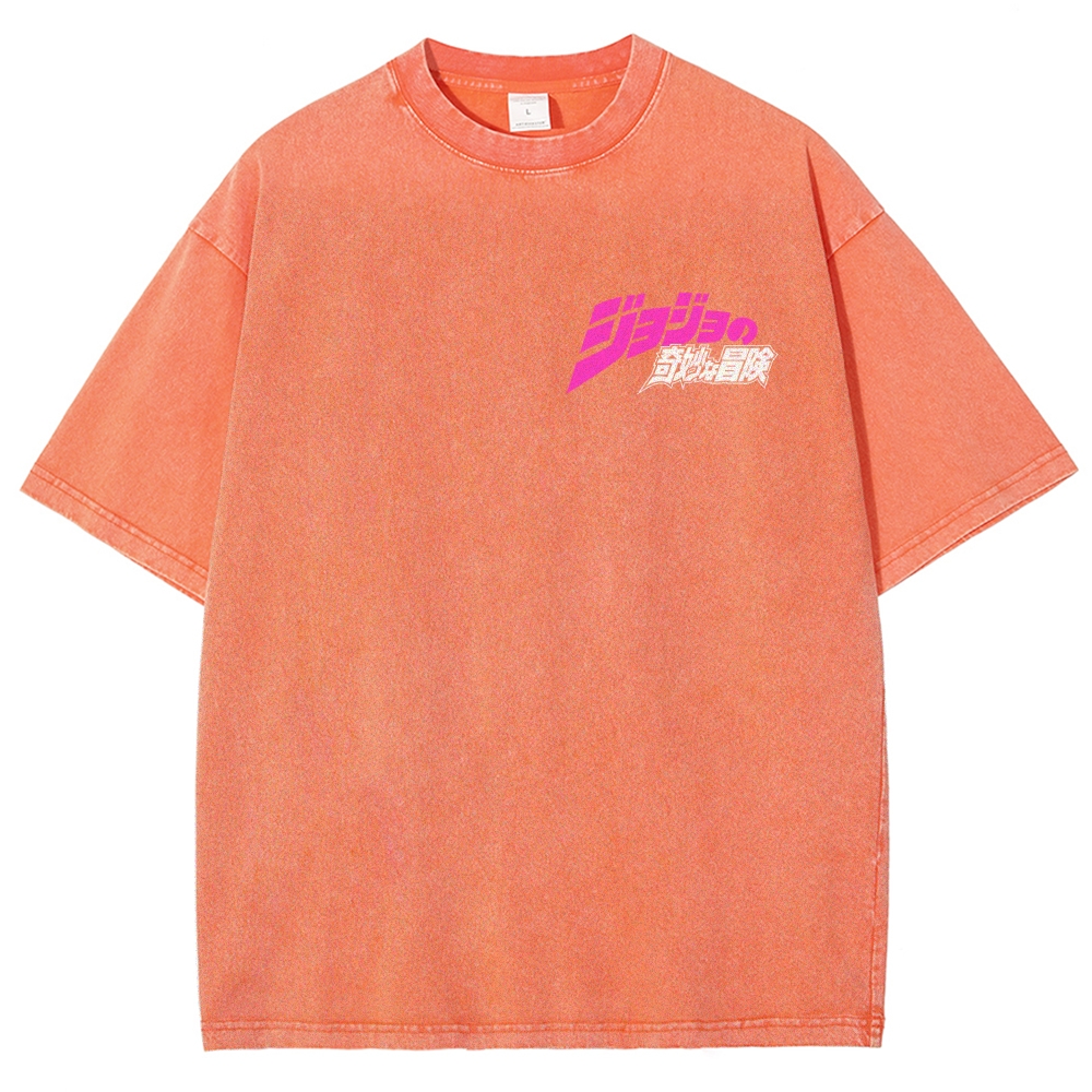 Jojo's Bizarre Adventure Washed T-shirt 2609001589