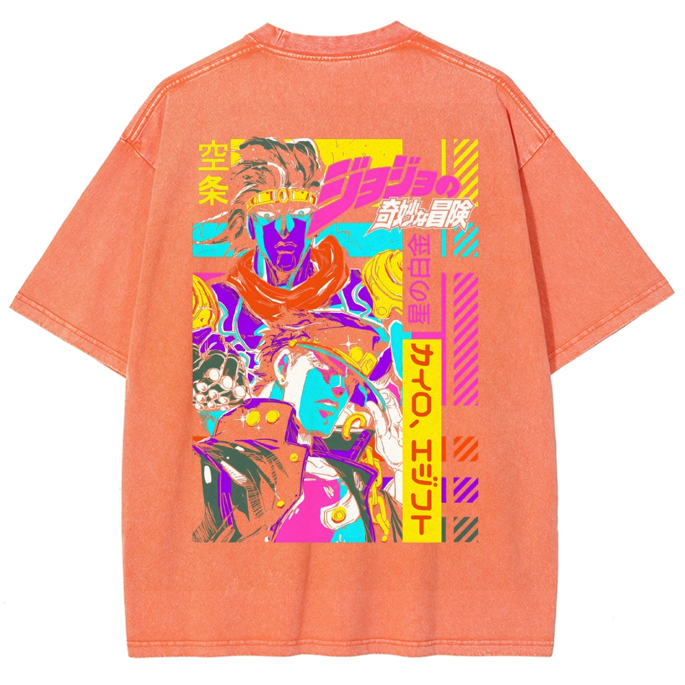 Jojo's Bizarre Adventure Washed T-shirt 2609001589