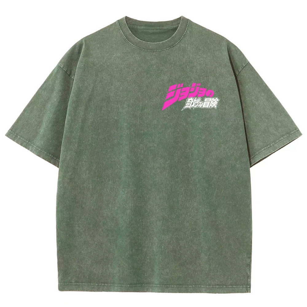 Jojo's Bizarre Adventure Washed T-shirt 2609001589