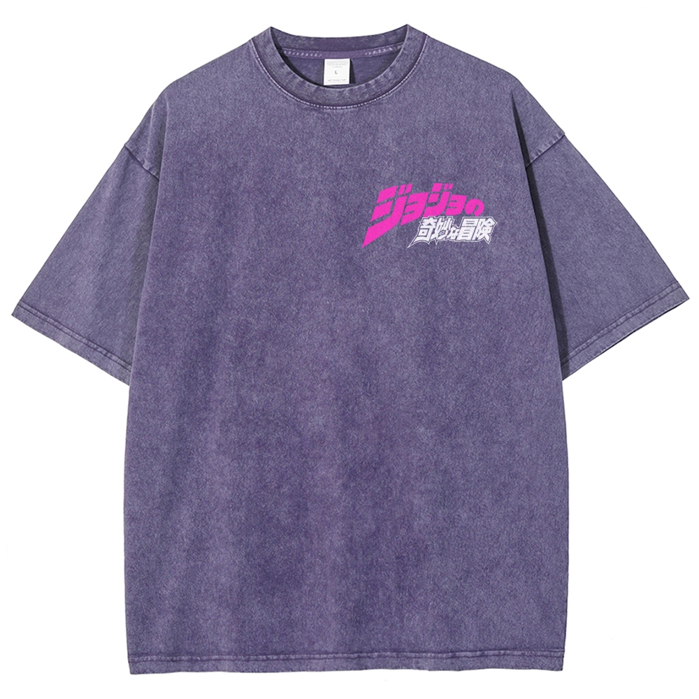Jojo's Bizarre Adventure Washed T-shirt 2609001589