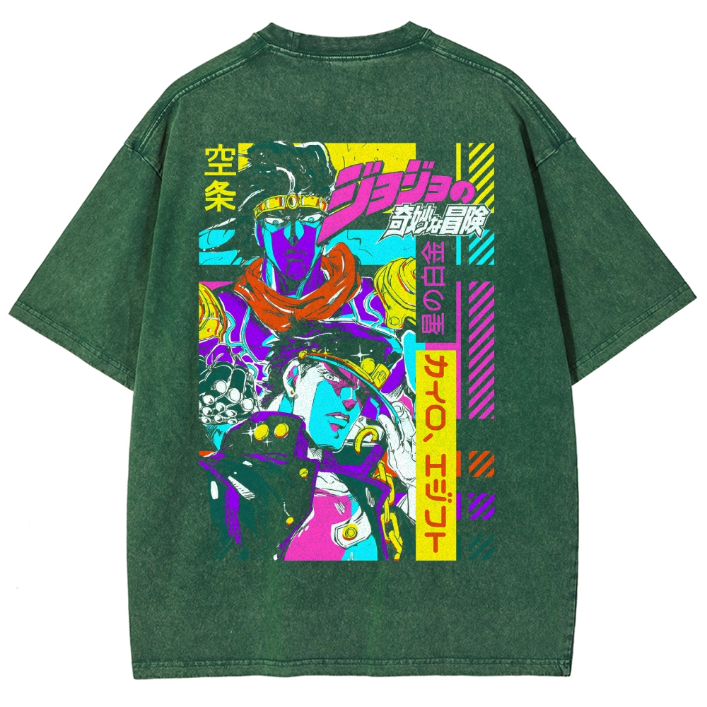 Jojo's Bizarre Adventure Washed T-shirt 2609001589