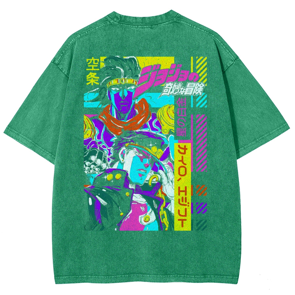 Jojo's Bizarre Adventure Washed T-shirt 2609001589