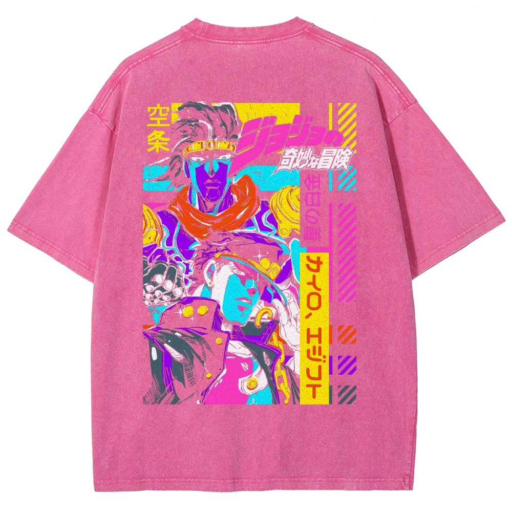 Jojo's Bizarre Adventure Washed T-shirt 2609001589