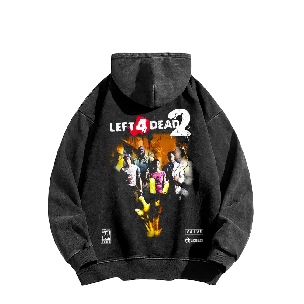 Left 4 Dead Unisex washed sweatshirts