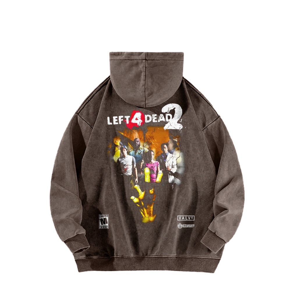 Left 4 Dead Unisex washed sweatshirts