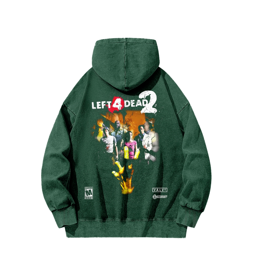 Left 4 Dead Unisex washed sweatshirts