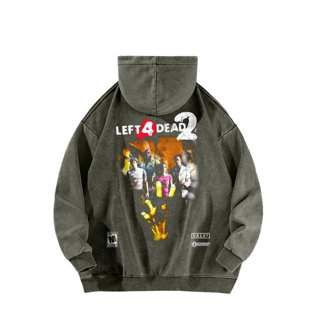 Left 4 Dead Unisex washed sweatshirts