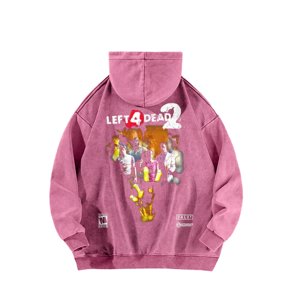 Left 4 Dead Unisex washed sweatshirts