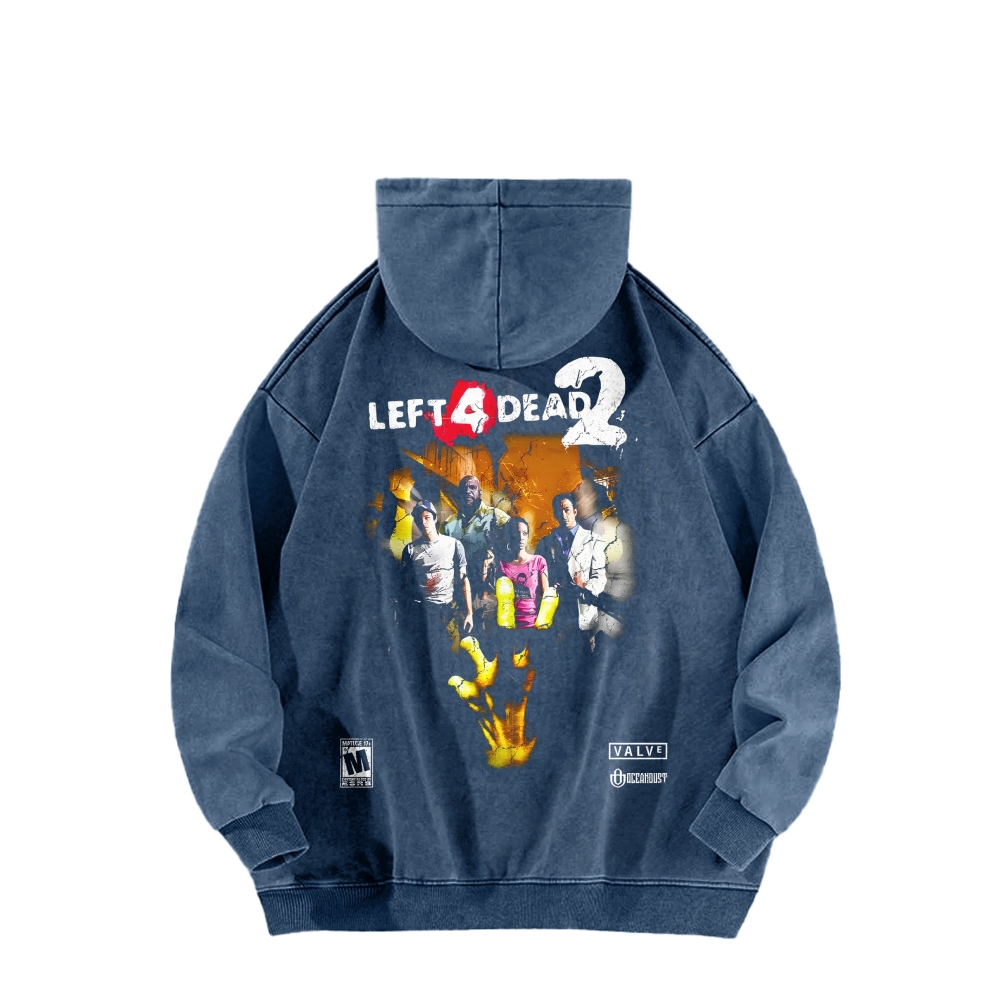 Left 4 Dead Unisex washed sweatshirts