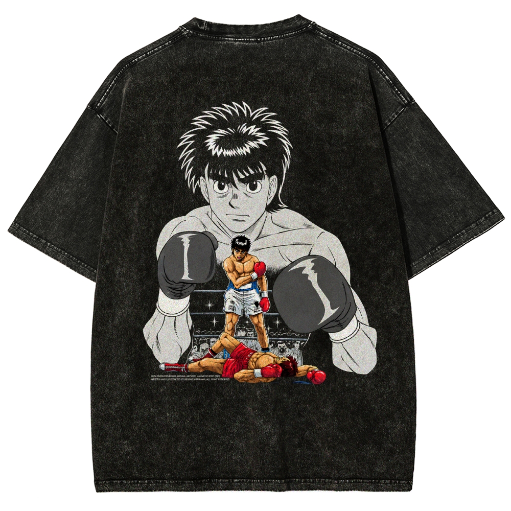 Hajime no Ippo Washed T-shirt 2609003404