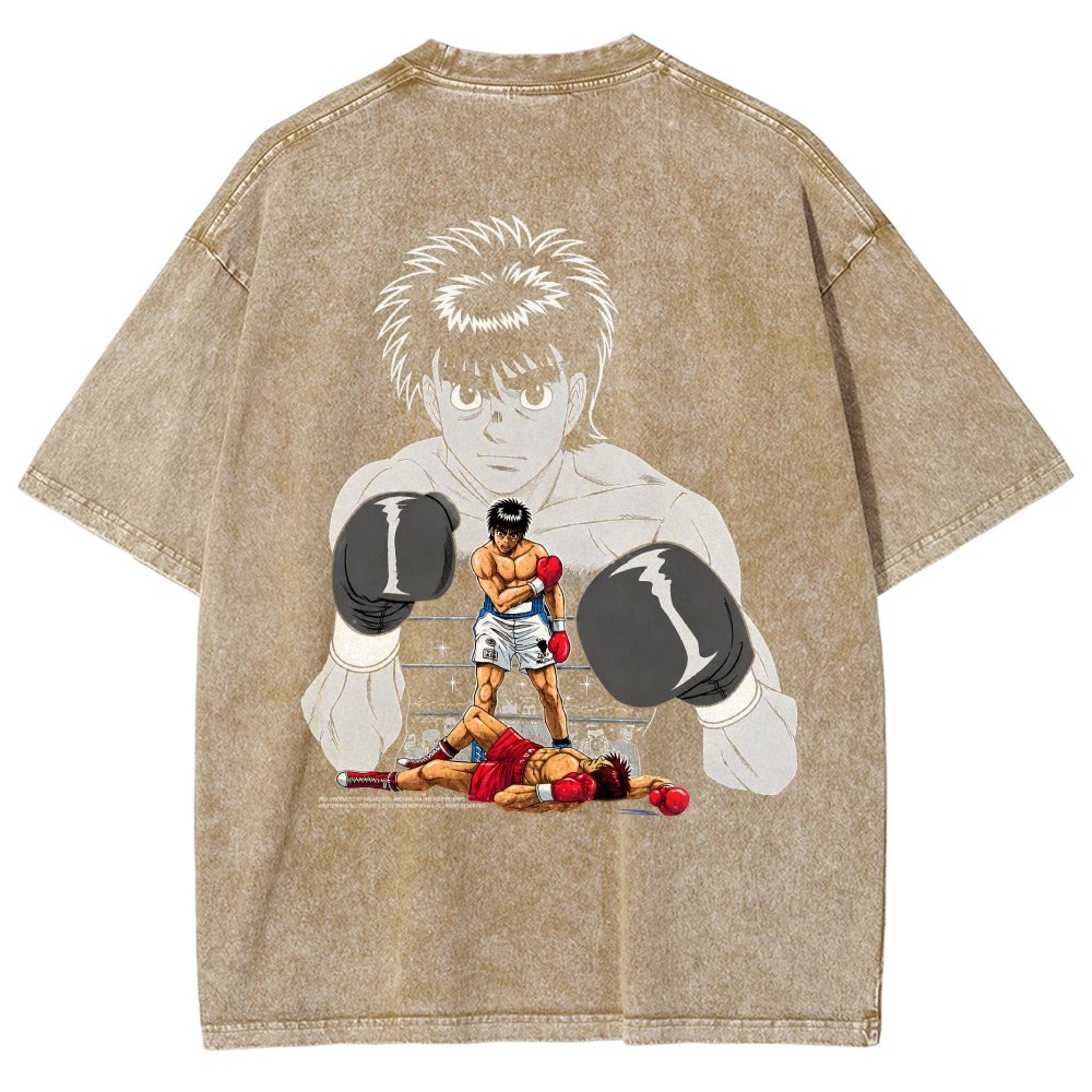 Hajime no Ippo Washed T-shirt 2609003404