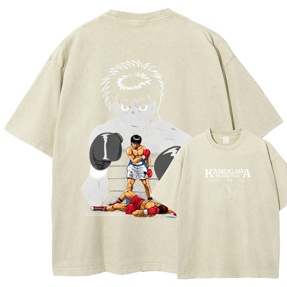 Hajime no Ippo Washed T-shirt 2609003404