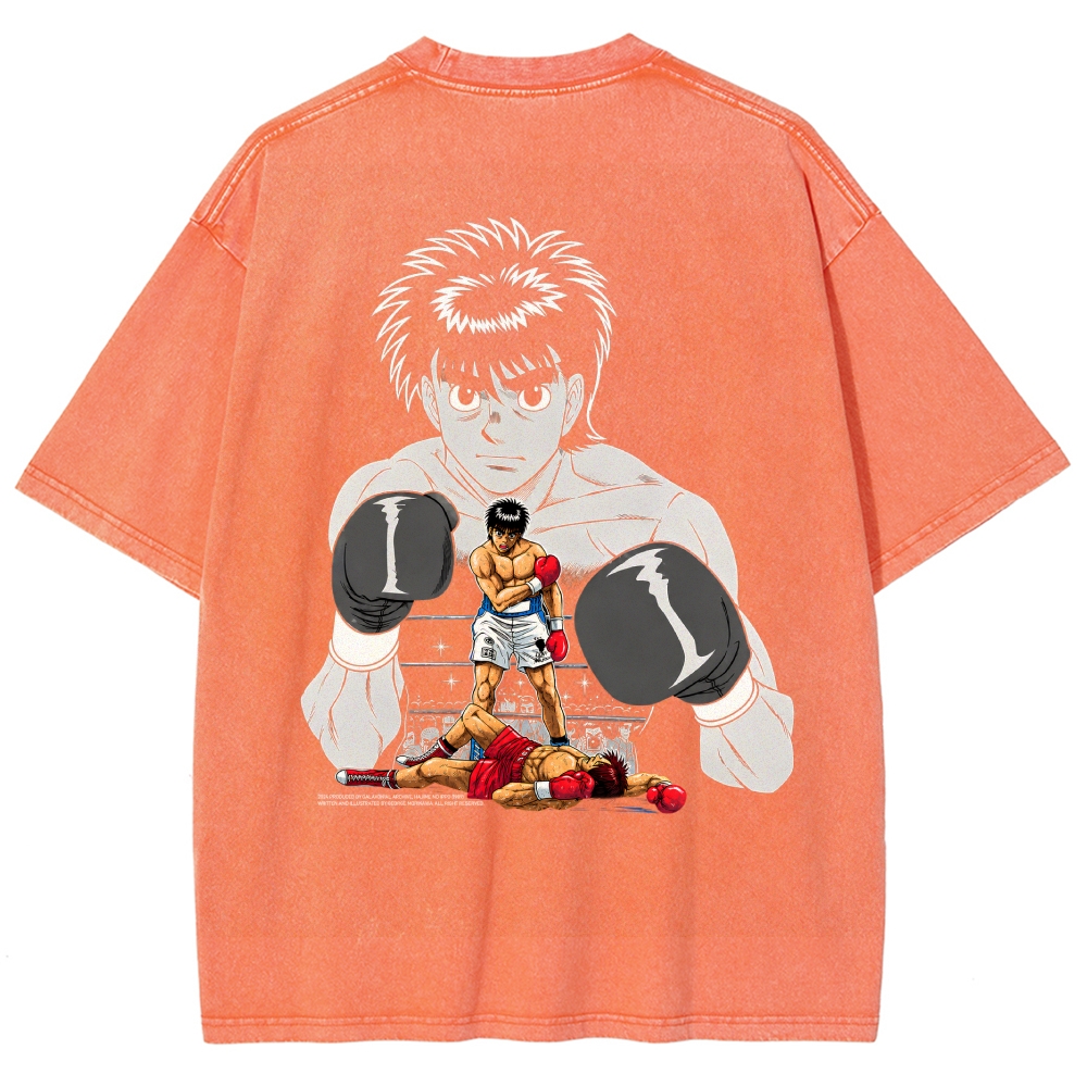 Hajime no Ippo Washed T-shirt 2609003404