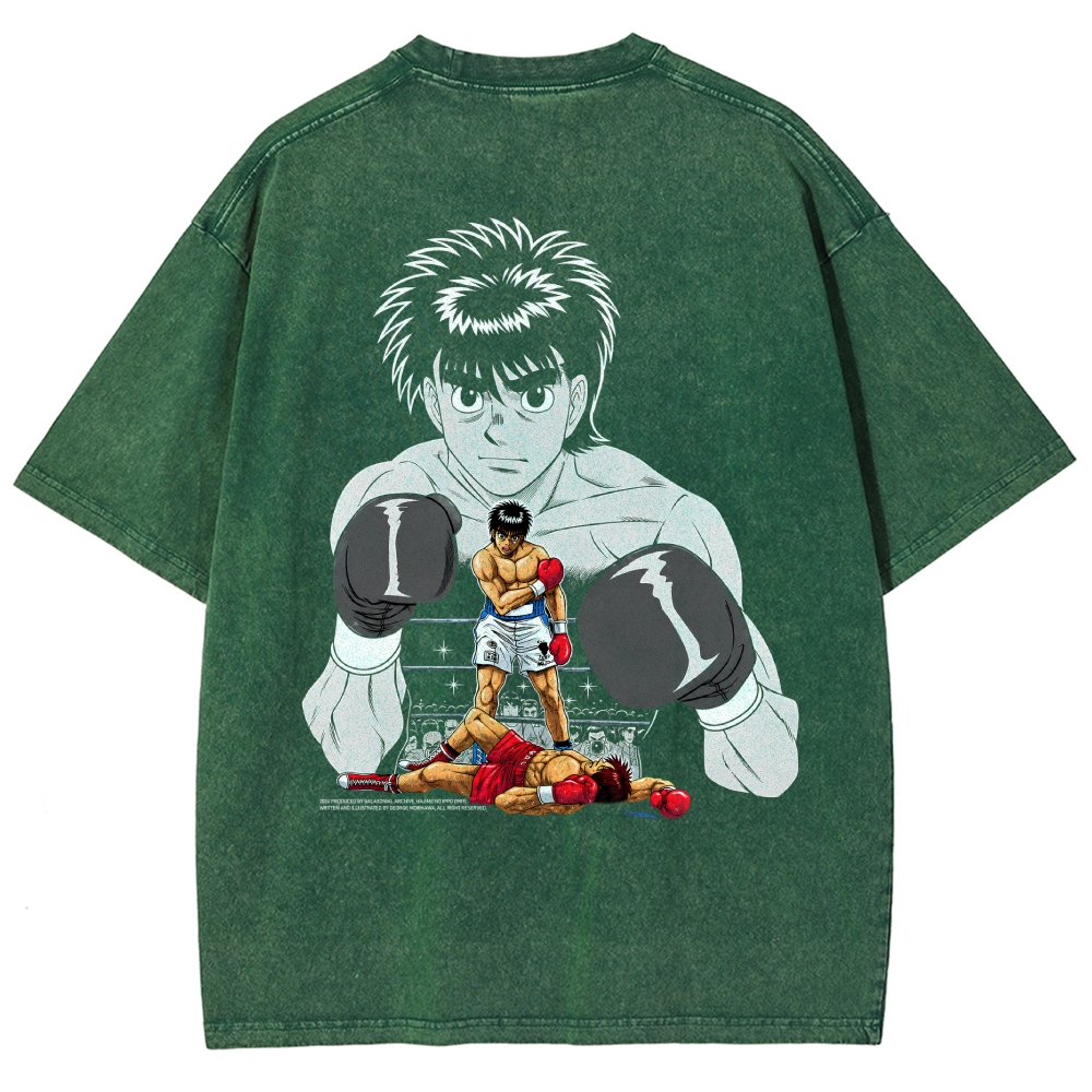 Hajime no Ippo Washed T-shirt 2609003404
