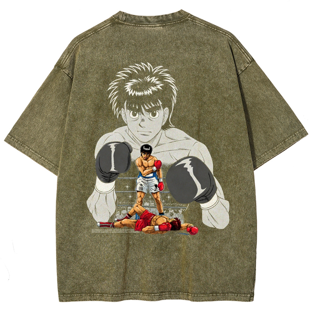 Hajime no Ippo Washed T-shirt 2609003404
