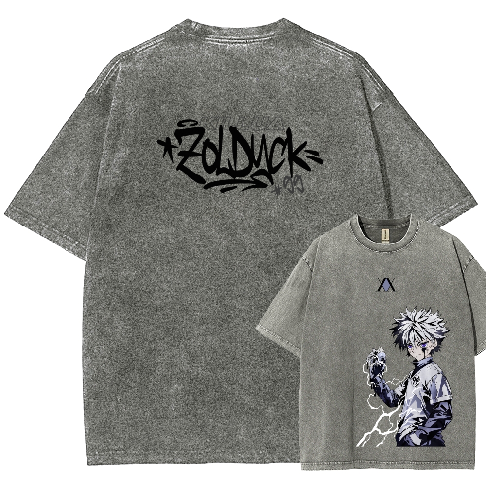 HUNTER×HUNTER Washed T-shirt 2609003678