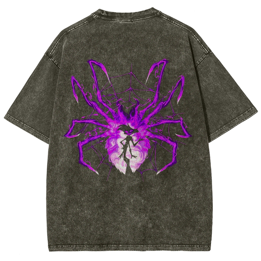 Hazbin Hotel Washed T-shirt 2609004028