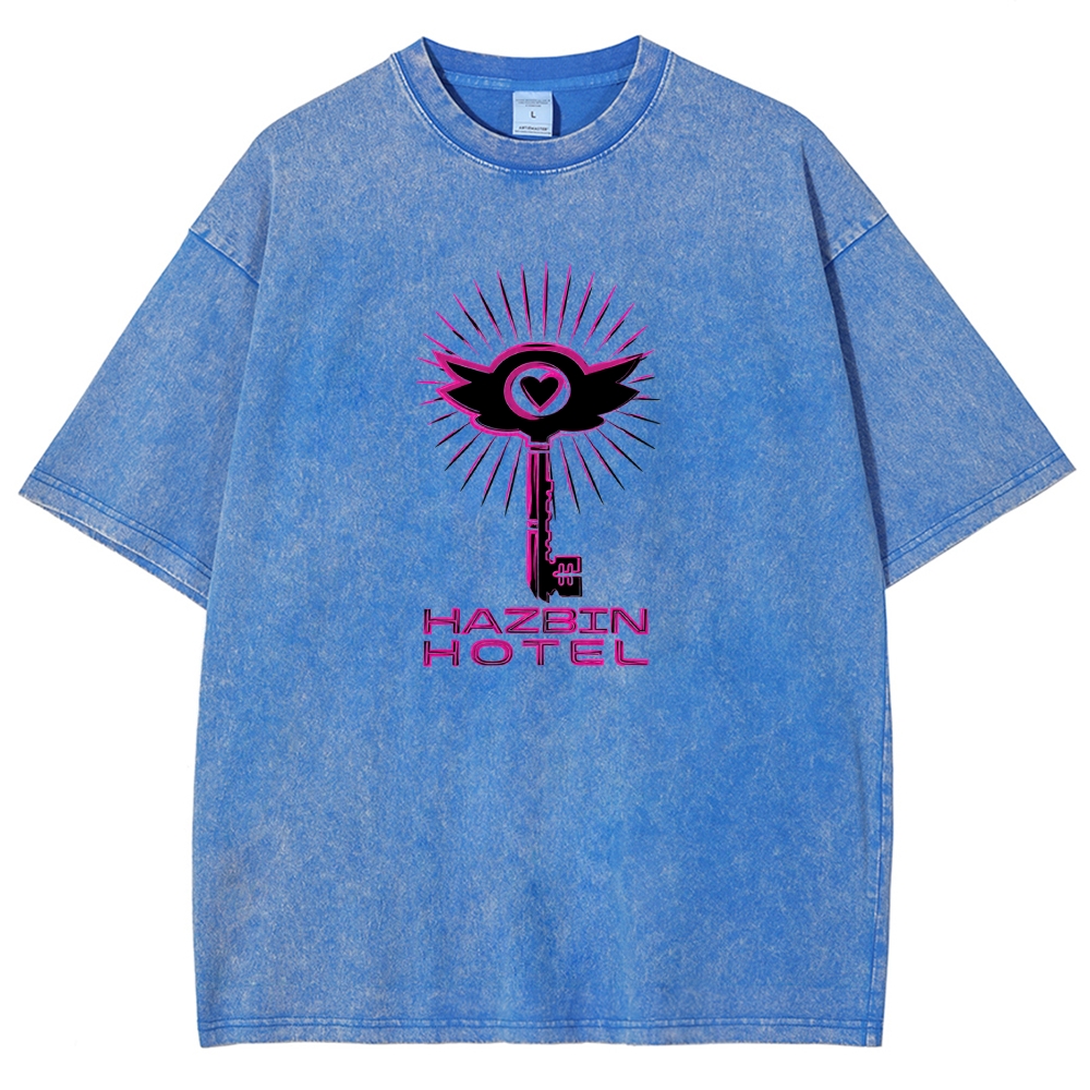Hazbin Hotel Washed T-shirt 2609004028