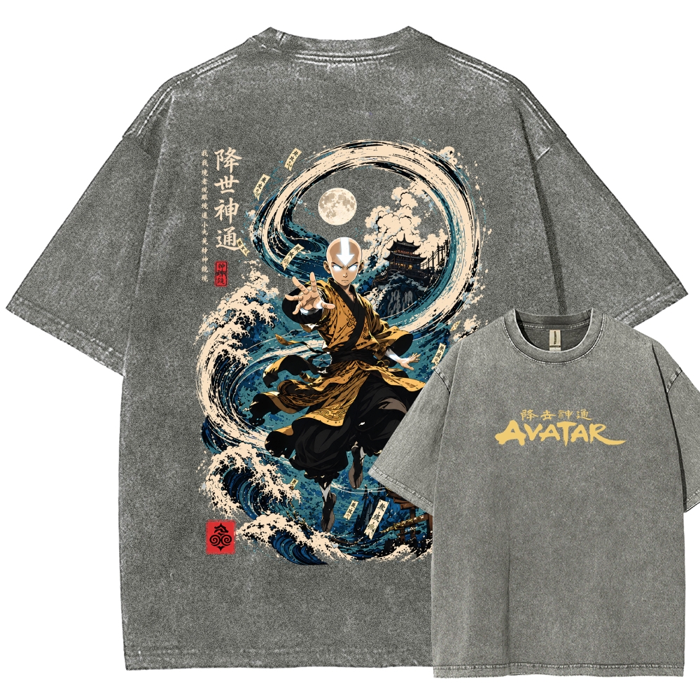 Avatar: The Last Airbender Washed T-shirt 2609004664