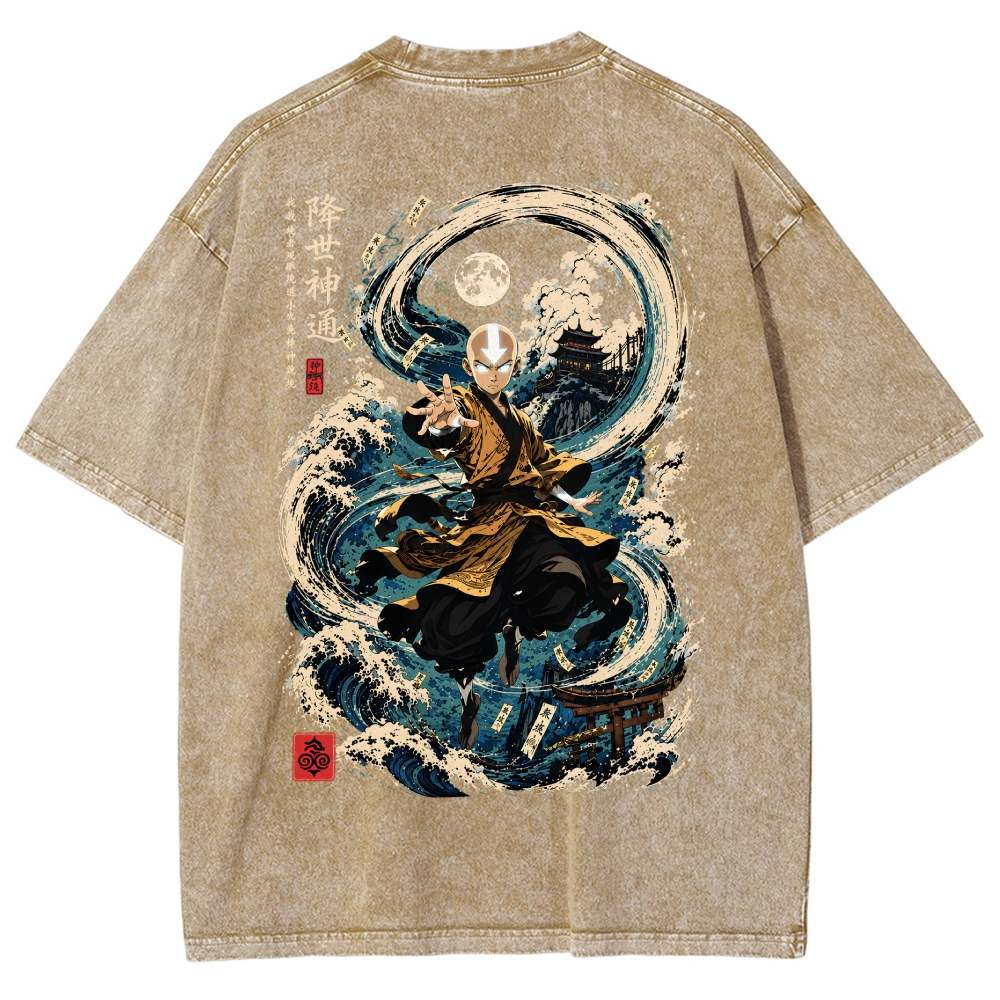 Avatar: The Last Airbender Washed T-shirt 2609004664