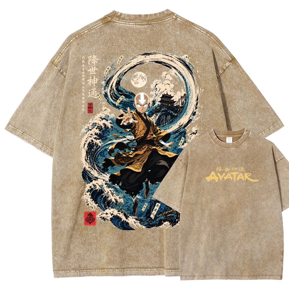 Avatar: The Last Airbender Washed T-shirt 2609004664