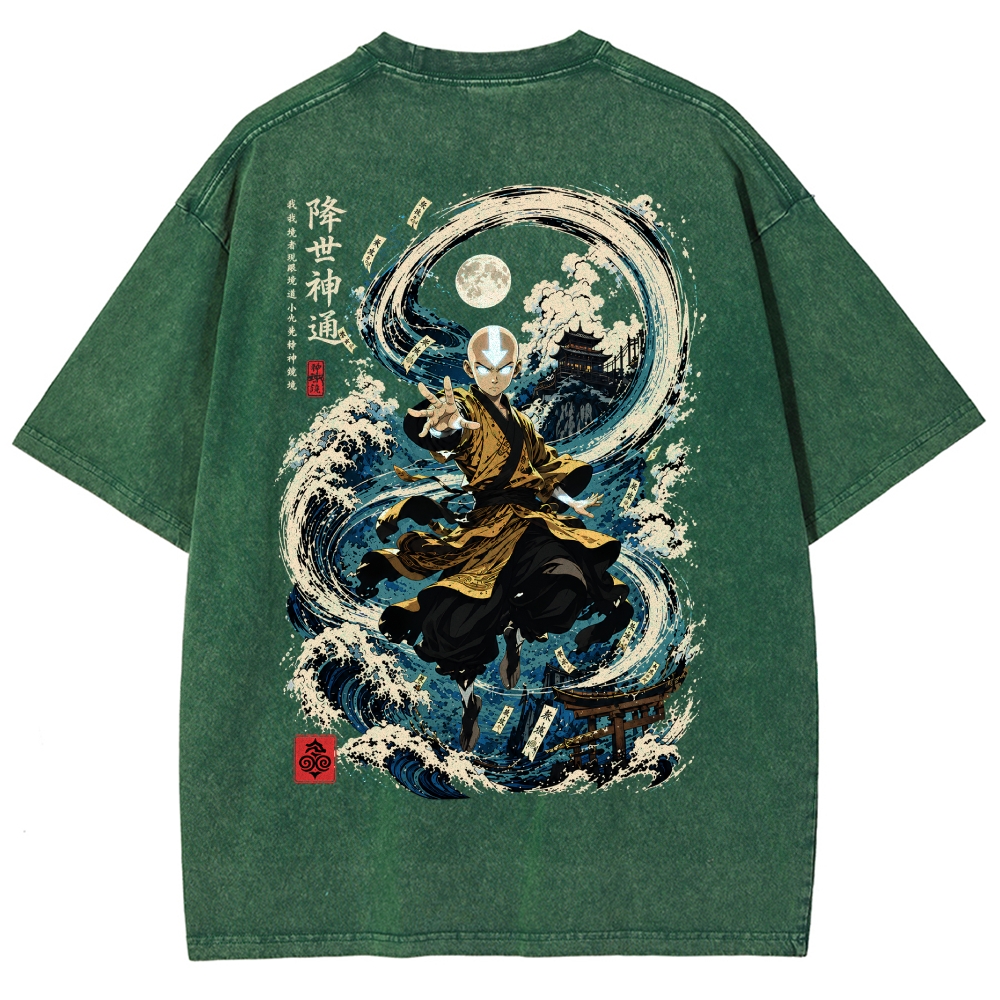 Avatar: The Last Airbender Washed T-shirt 2609004664