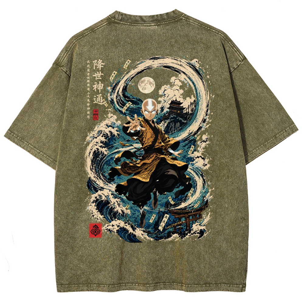 Avatar: The Last Airbender Washed T-shirt 2609004664