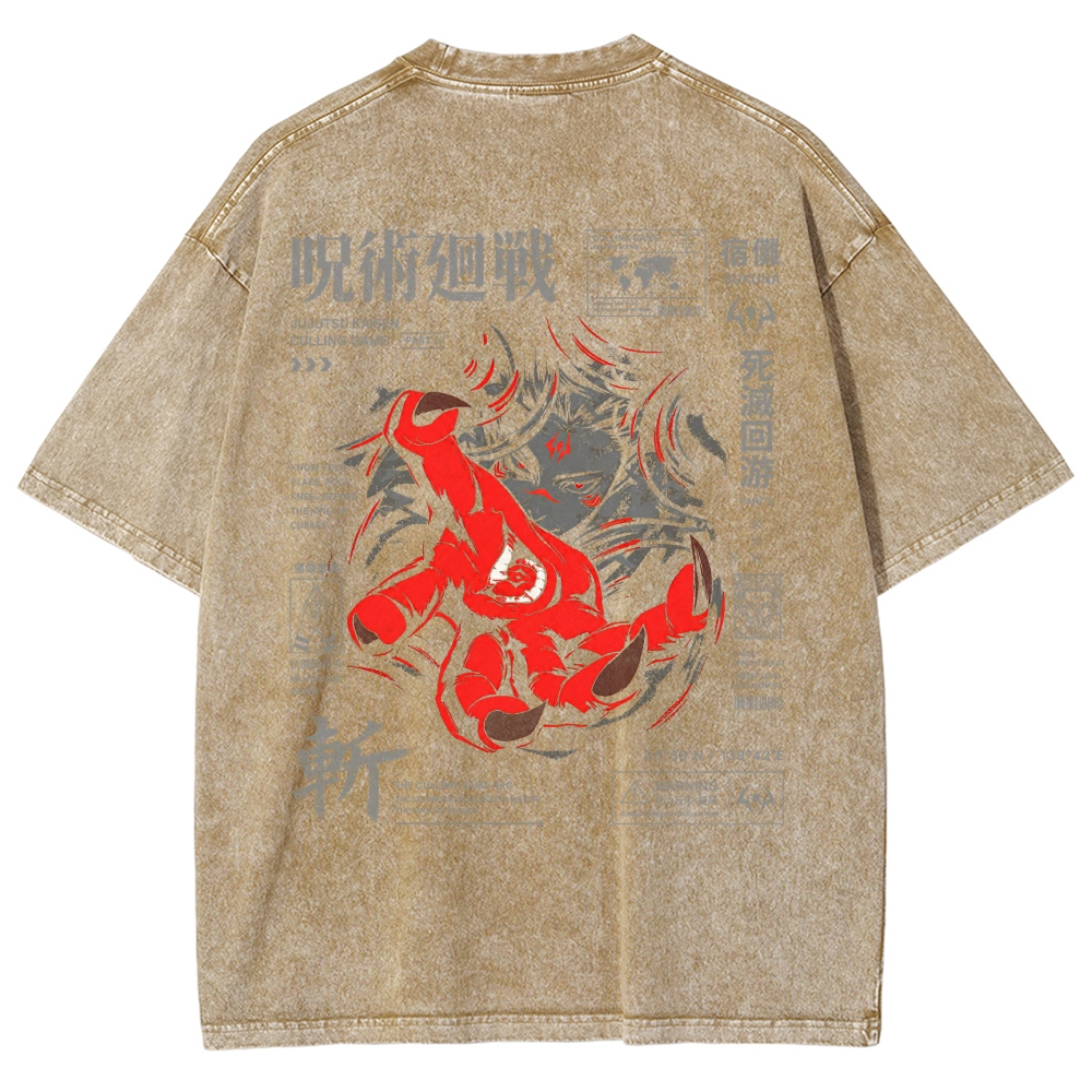 Jujutsu Kaisen Washed T-shirt 2609004669
