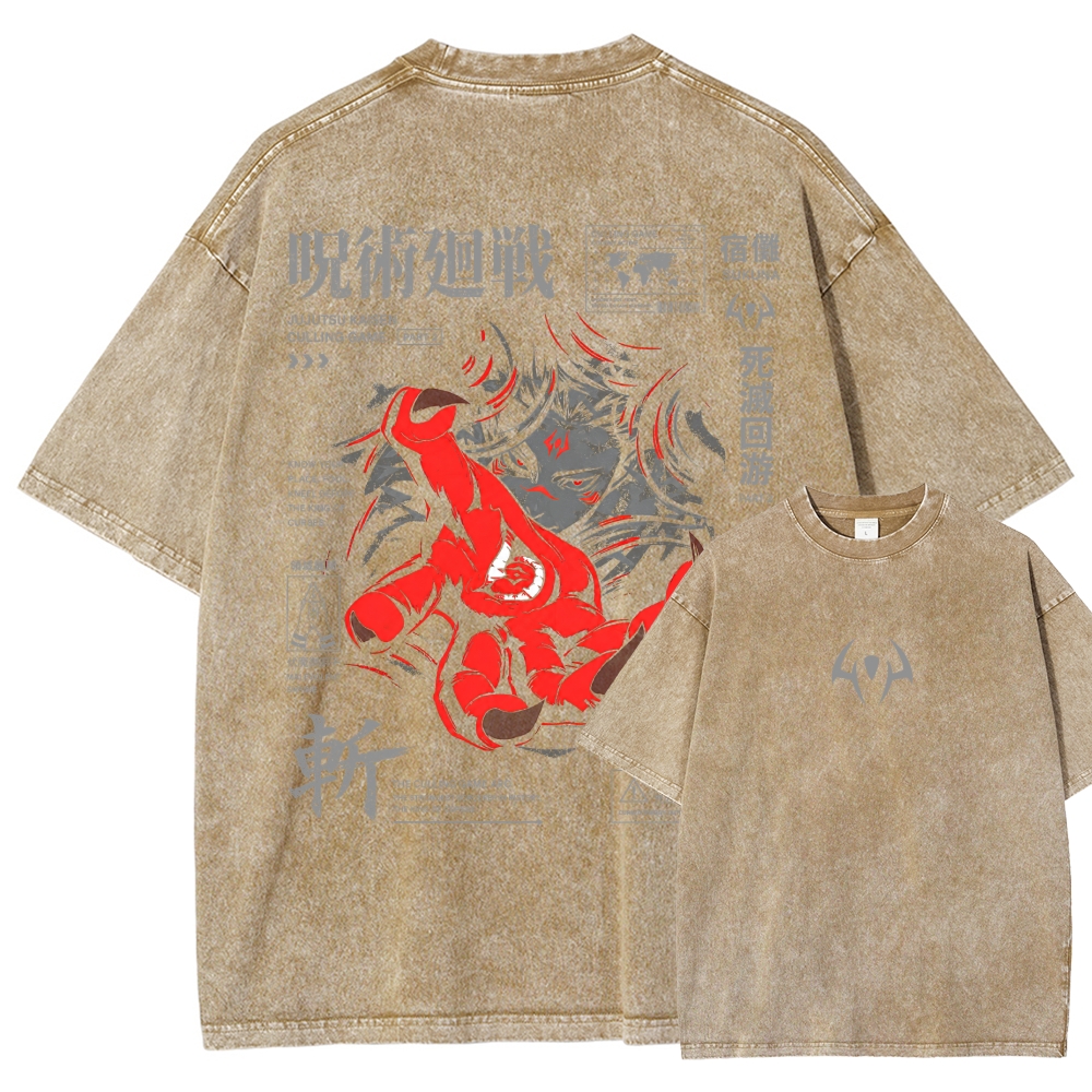 Jujutsu Kaisen Washed T-shirt 2609004669