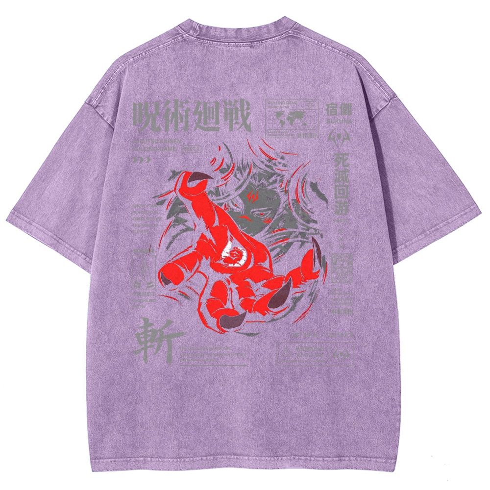Jujutsu Kaisen Washed T-shirt 2609004669