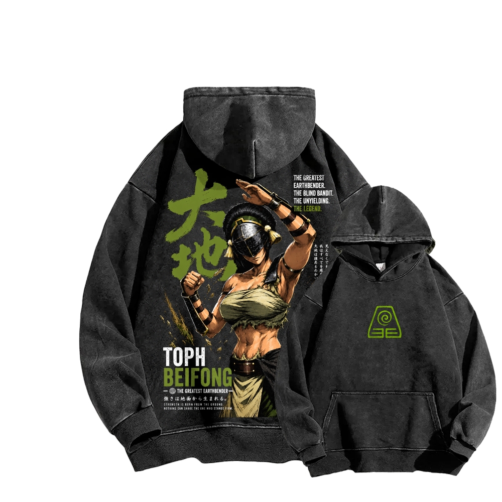 Avatar: The Last Airbender Washed T-shirt Unisex washed sweatshirts