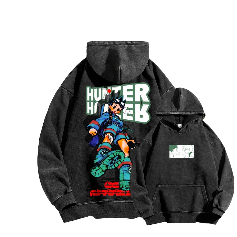 HUNTER×HUNTER Unisex washed sweatshirts