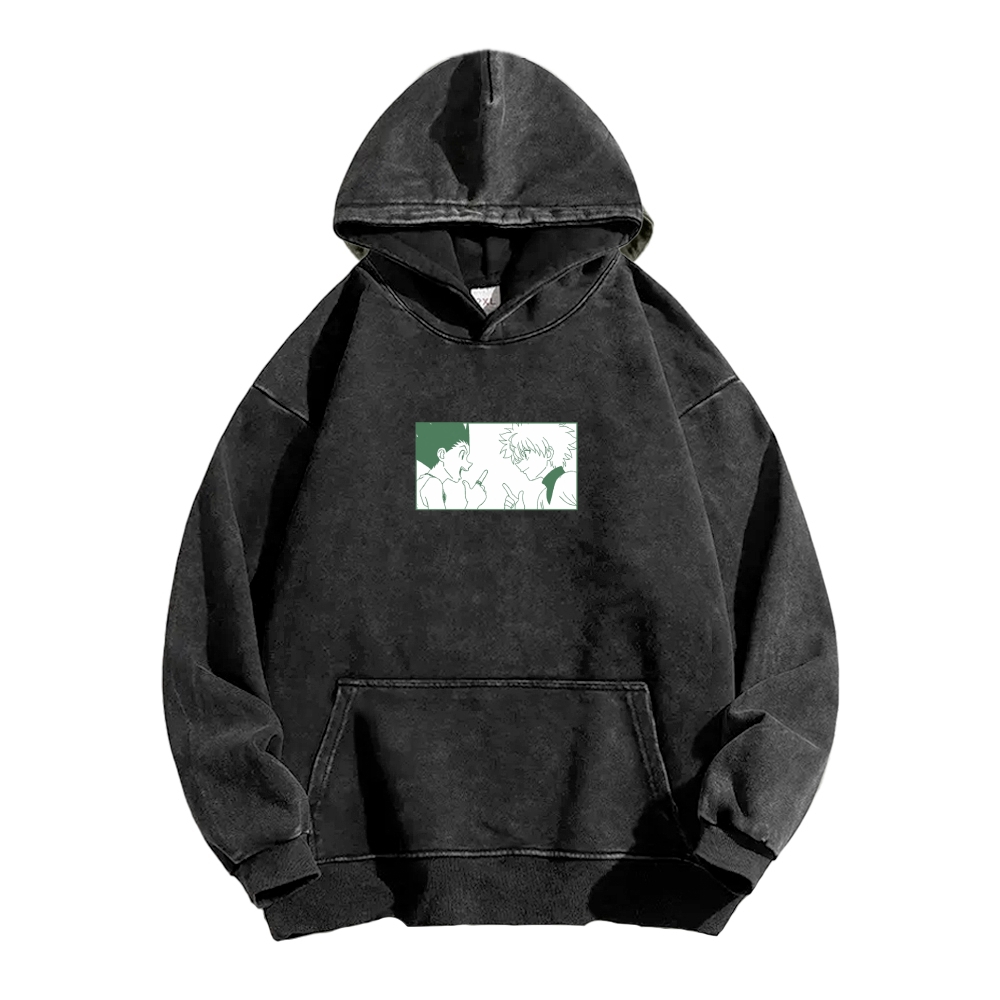 HUNTER×HUNTER Unisex washed sweatshirts