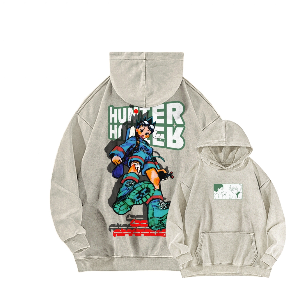 HUNTER×HUNTER Unisex washed sweatshirts