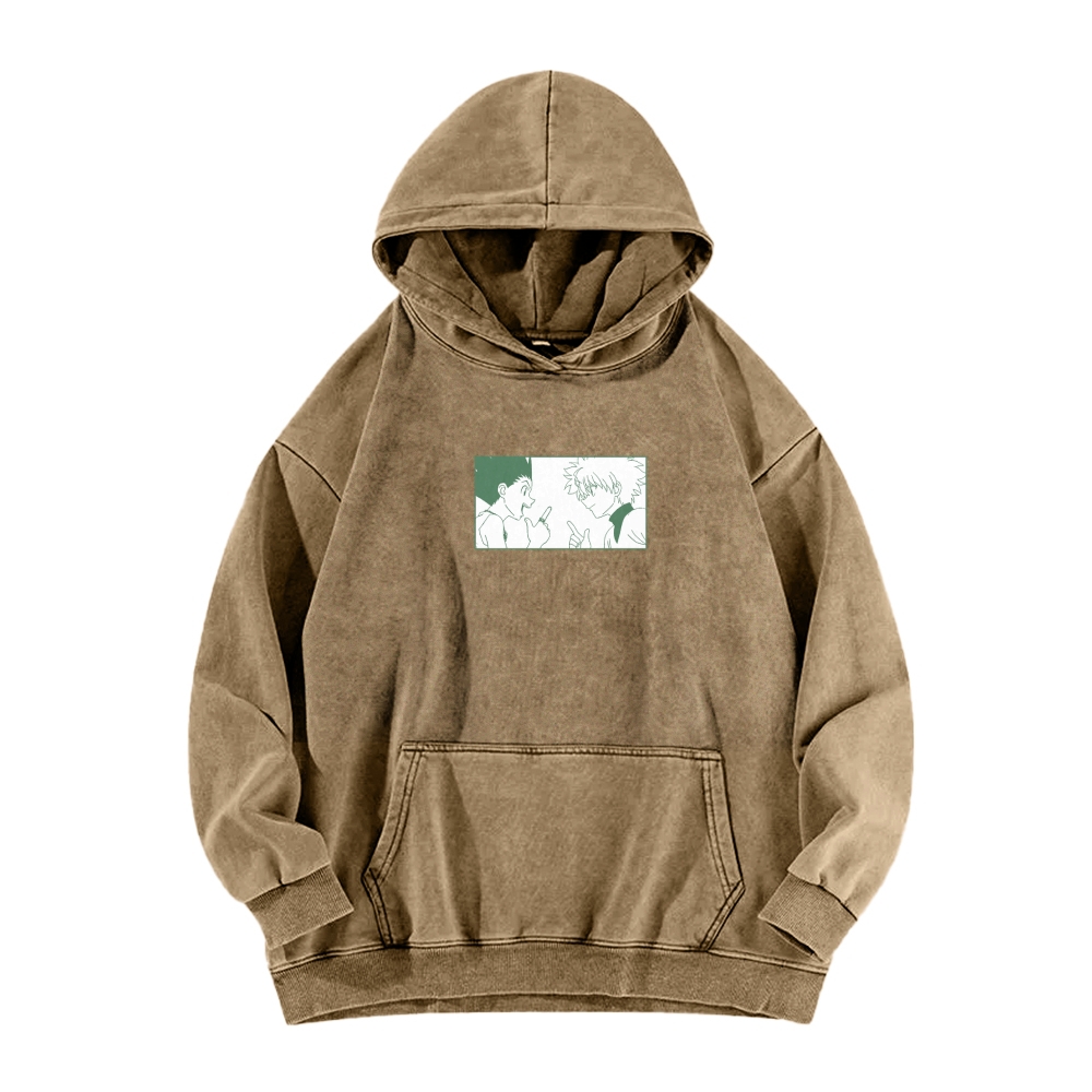 HUNTER×HUNTER Unisex washed sweatshirts