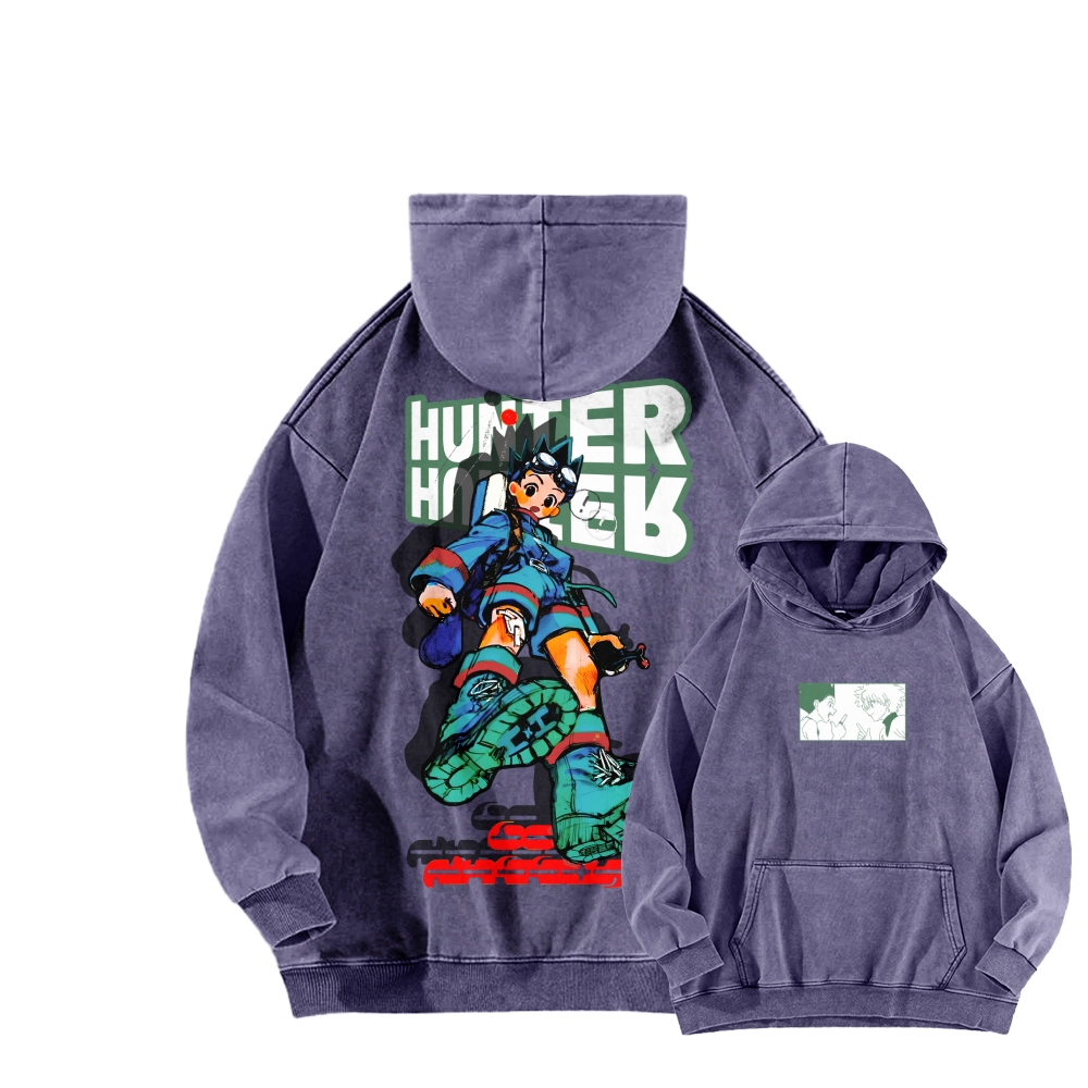 HUNTER×HUNTER Unisex washed sweatshirts