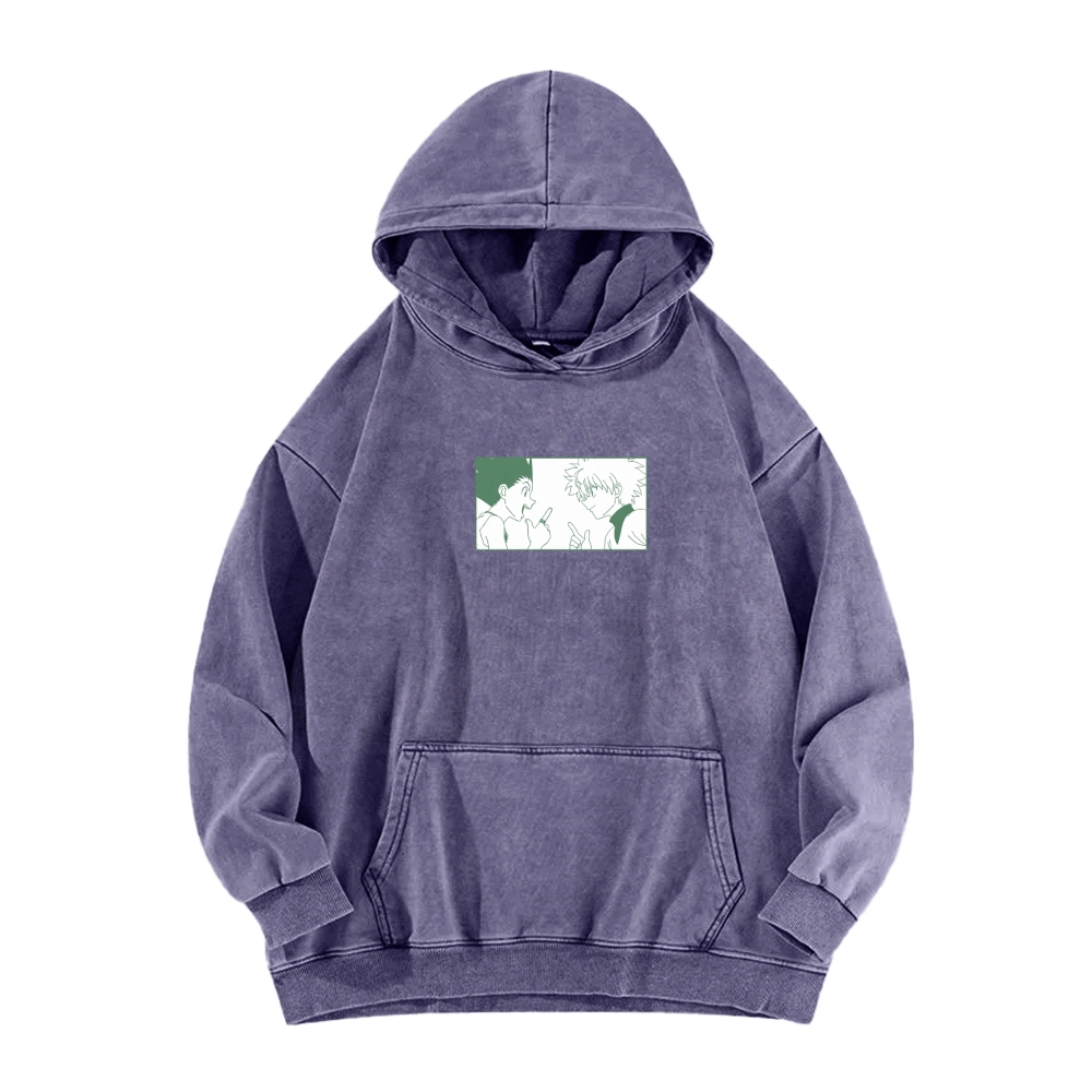 HUNTER×HUNTER Unisex washed sweatshirts
