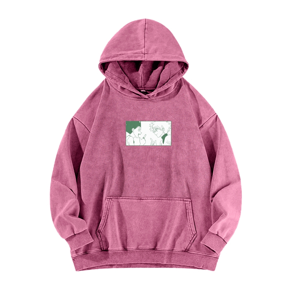 HUNTER×HUNTER Unisex washed sweatshirts