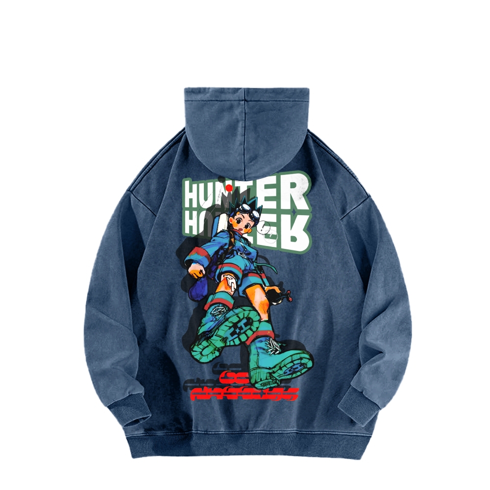 HUNTER×HUNTER Unisex washed sweatshirts