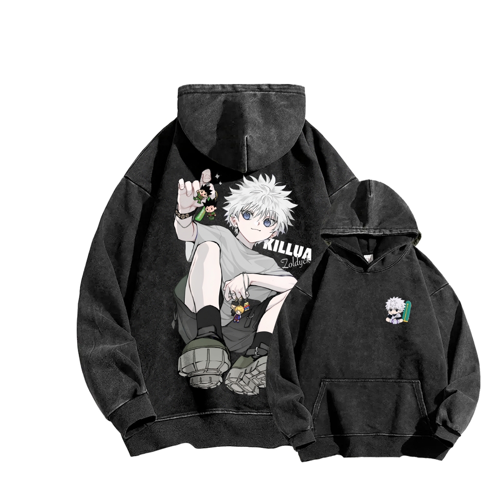HUNTER×HUNTER Unisex washed sweatshirts