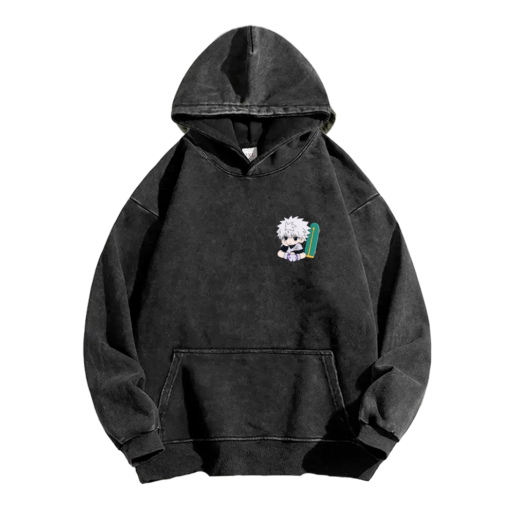 HUNTER×HUNTER Unisex washed sweatshirts