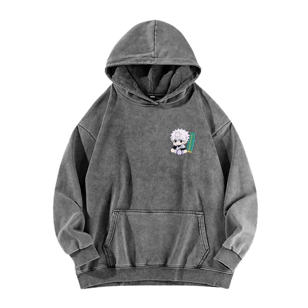 HUNTER×HUNTER Unisex washed sweatshirts