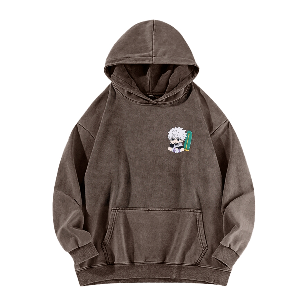 HUNTER×HUNTER Unisex washed sweatshirts