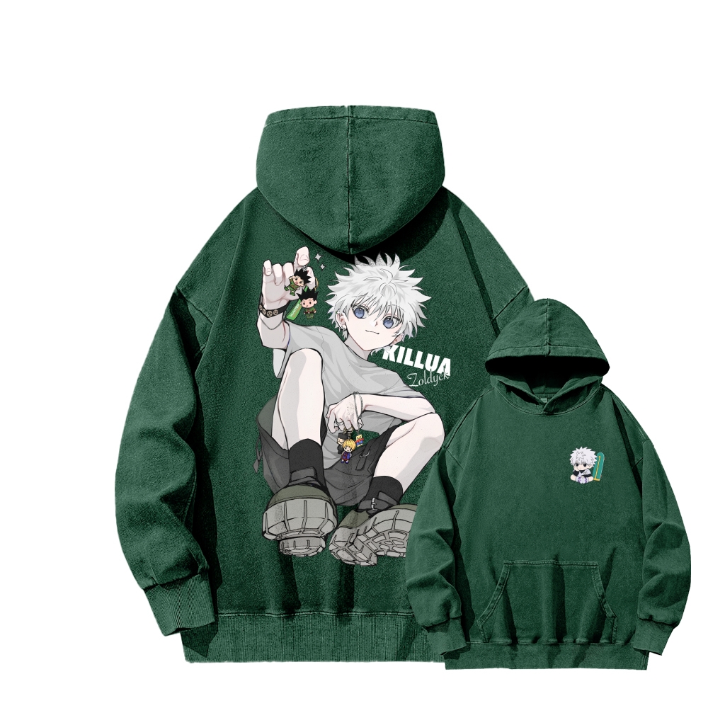 HUNTER×HUNTER Unisex washed sweatshirts