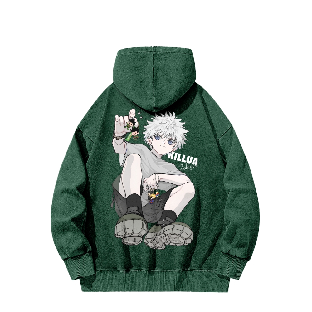 HUNTER×HUNTER Unisex washed sweatshirts