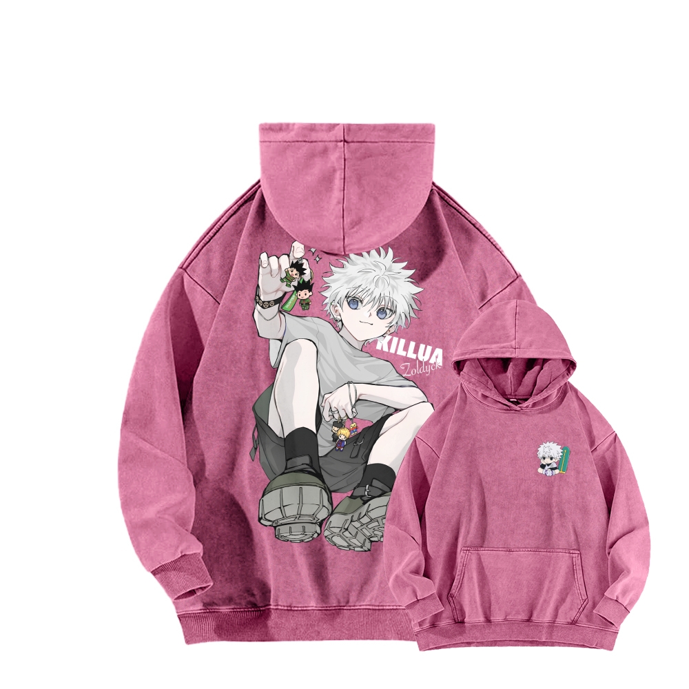 HUNTER×HUNTER Unisex washed sweatshirts