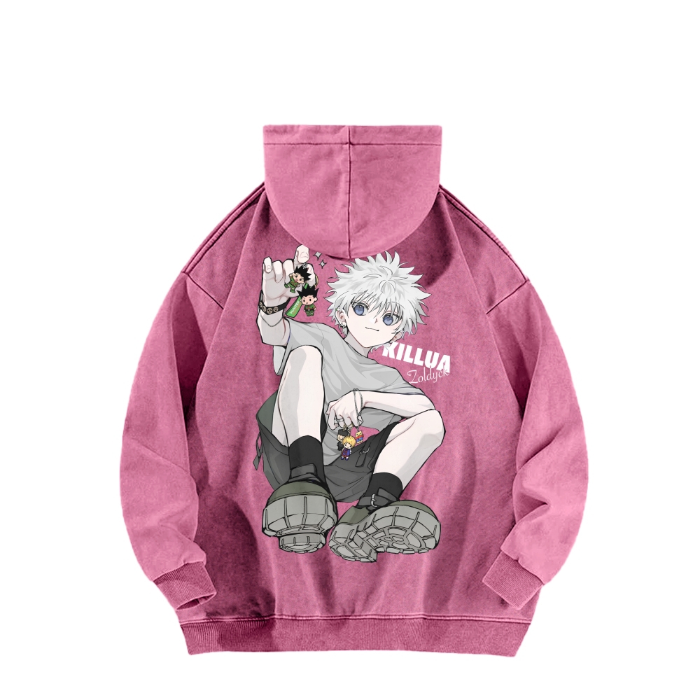 HUNTER×HUNTER Unisex washed sweatshirts