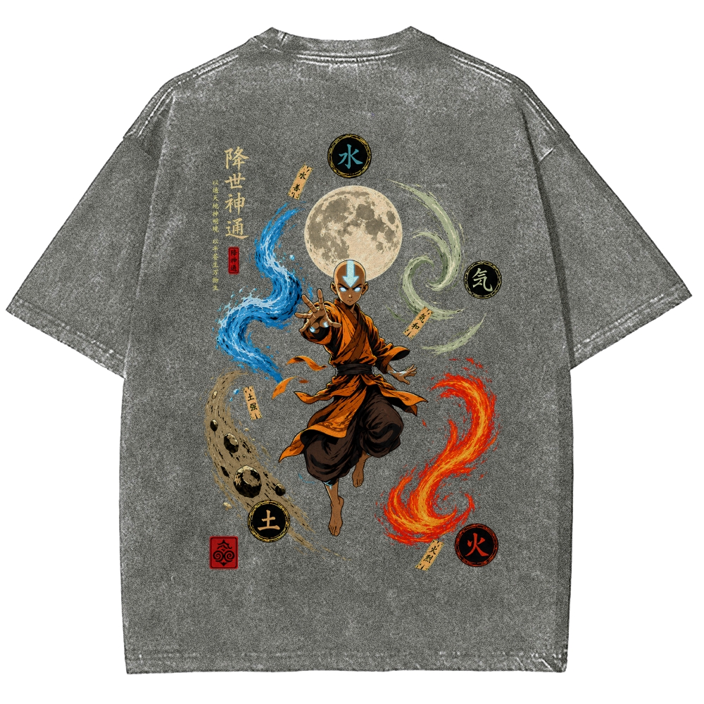 Avatar: The Last Airbender Washed T-shirt 2609005743