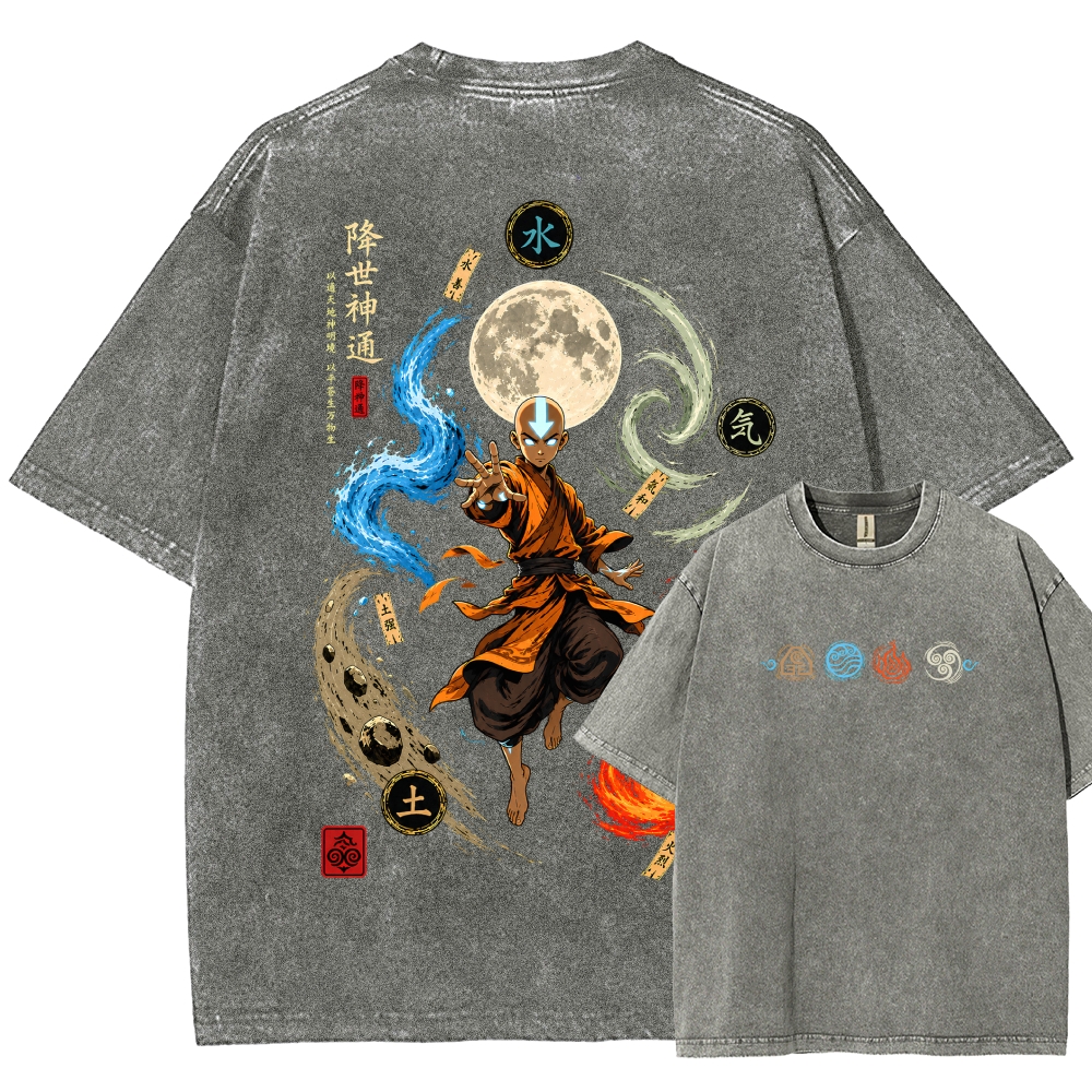 Avatar: The Last Airbender Washed T-shirt 2609005743