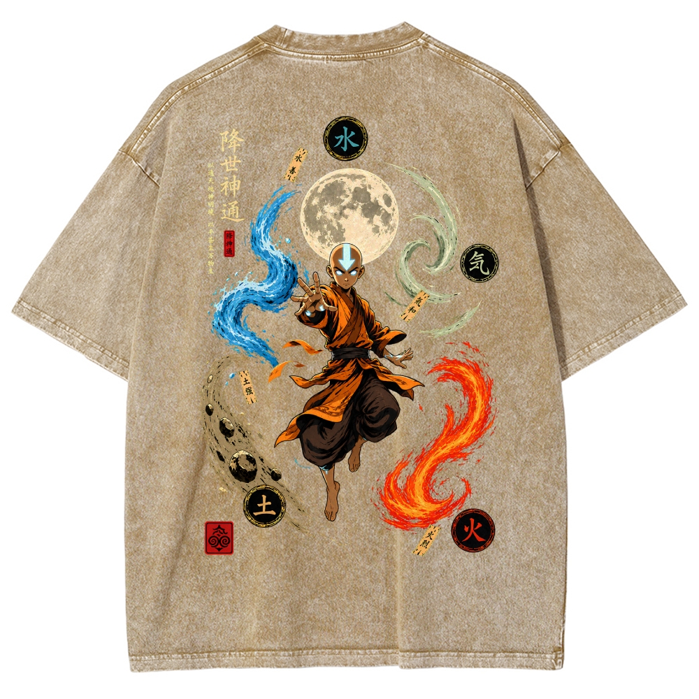 Avatar: The Last Airbender Washed T-shirt 2609005743